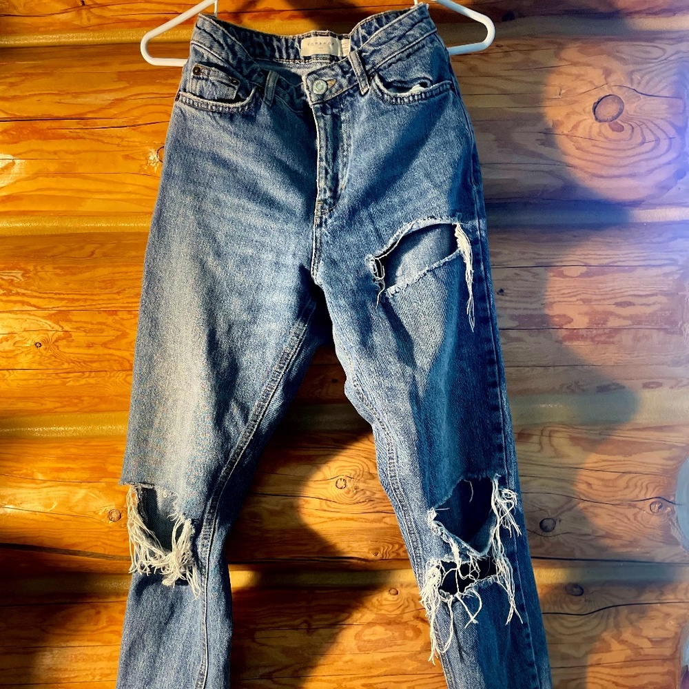 TOP SHOP MOM FIT